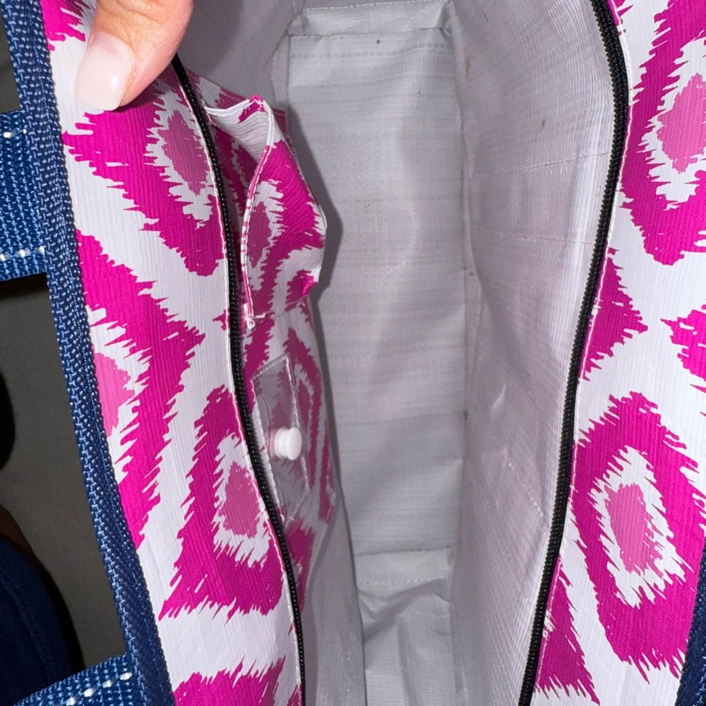 Pink, Blue and White Scout Pocket Rocket Tote - Picture 5 of 7